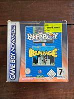 Paper Boy & Rampage Game Boy Advance, 1 speler, Ophalen of Verzenden, Zo goed als nieuw, Avontuur en Actie