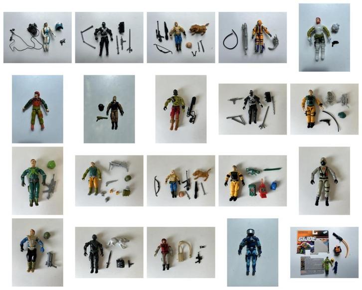 Gi Joe figuren compleet G.I. Joe, Verzamelen, Poppetjes en Figuurtjes, Gebruikt, Ophalen of Verzenden