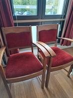 Twee Retro Armstoelen met Nieuwe Bekleding, Ophalen of Verzenden