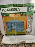 6 Hoekige grote grijze Partytent met Vliegengordijn, Tuin en Terras, Ophalen, Gebruikt, Opvouwbaar, Partytent