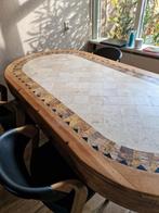 Prachtige Mexicaanse eettafel, Huis en Inrichting, Ophalen, Zo goed als nieuw, Rechthoekig, 200 cm of meer