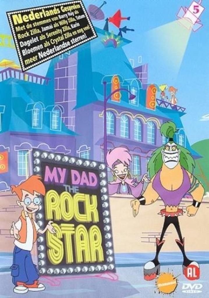 My Dad The Rockstar 5, Cd's en Dvd's, Dvd's | Tekenfilms en Animatie, Nieuw in verpakking, Amerikaans, Alle leeftijden, Ophalen of Verzenden