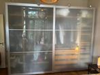 Grote Ikea Kast met Schuifdeuren, Ophalen, Gebruikt, 200 cm of meer, Metaal