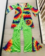 Flower PowerKostuum , jaren 70, ABBA, hippie kostuum, Maat 38/40 (M), Carnaval, Ophalen of Verzenden, Zo goed als nieuw