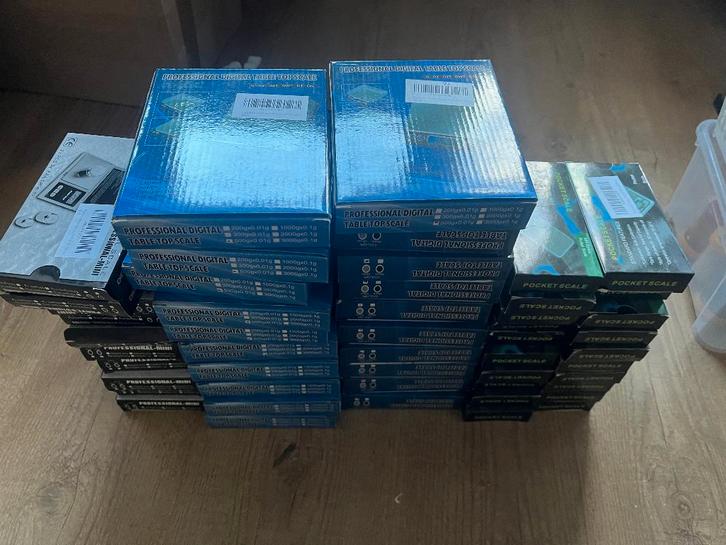 adv 617 / NIEUW partij 50 digitale weegschaaltjes tot 500 gr, Watersport en Boten, Hengelsport | Roofvissen, Nieuw, Overige typen