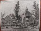 107 / Blikkenburg te Zeist Oude gravure 18e eeuw, Ophalen of Verzenden