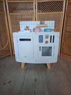 Witte retro houten speelkeuken, kinderkeuken, Kinderen en Baby's, Ophalen of Verzenden, Nieuw, Hout, Speelkeuken