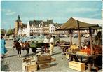 Ansichtkaart Maastricht, Markt, oude auto's, paard en wagen, Ophalen of Verzenden, 1960 tot 1980, Gelopen, Limburg