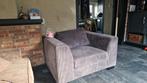 Taupe/grijs corduroy fauteuil - In goede staat!, Ophalen