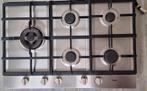 5-pits gaskookplaat met wokbrander, Witgoed en Apparatuur, Kookplaten, Ophalen, Gebruikt, Inbouw, Gas