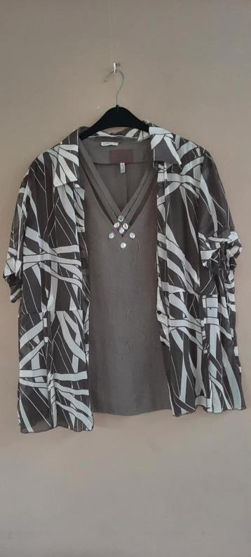 Blouse van Frank Walder mt 50