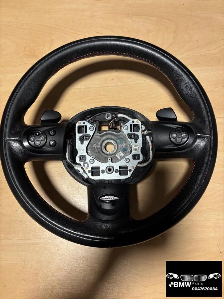 Stuur Multifunctioneel + Flippers Mini Countryman R60 WORKS, Auto-onderdelen, Besturing, Mini, Gebruikt, Herkomst onderdeel bekend