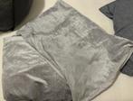 Dekbedovertrek velvet zilver, Huis en Inrichting, Dekbedovertrek, Tweepersoons, Ophalen of Verzenden, Zo goed als nieuw