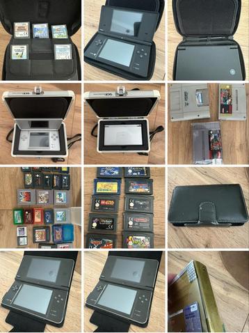 Nintendo DS Lite Collectie met Games & Accessoires beschikbaar voor biedingen