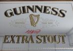 Guinness Extra Stout bier biermerk reclamebord bord spiegel, Verzamelen, Biermerken, Ophalen of Verzenden, Zo goed als nieuw, Reclamebord, Plaat of Schild