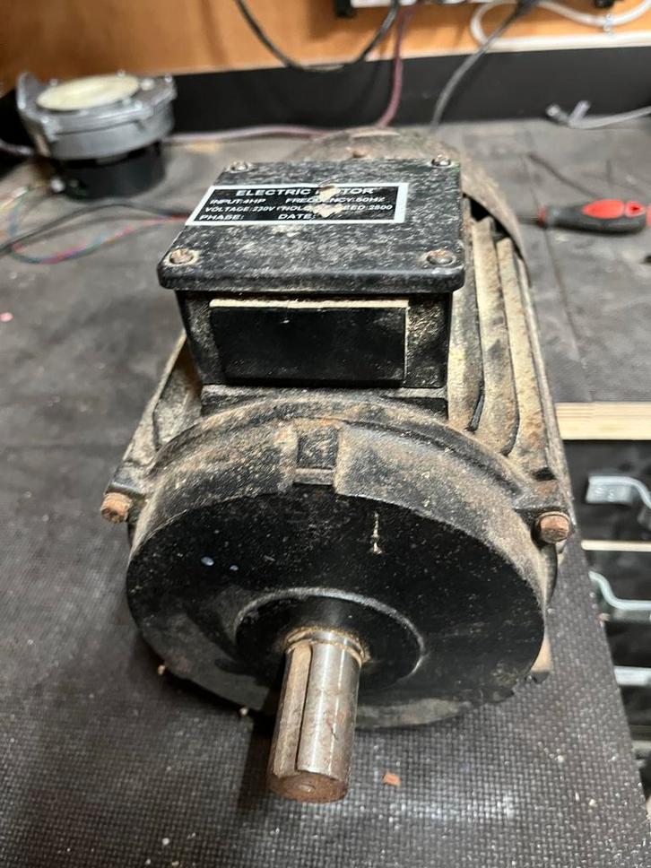 Elektrische Motor 4HP - 230V - 2800rpm, Doe-het-zelf en Verbouw, Motoren, Gebruikt, Elektromotor, 1800 rpm of meer, Ophalen of Verzenden