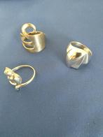 Zilveren design ringen, 18 tot 19, Ophalen of Verzenden, Zo goed als nieuw, Dame