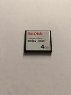 SanDisk 4GB CompactFlash compact flash cf card kaart, Ophalen of Verzenden, Gebruikt, Fotocamera