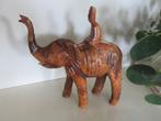 mooie grote houten olifant / houtsnijwerk, Ophalen of Verzenden