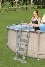 Bestway Flowclear zwembadtrap opbouw zwembad H 122 cm, Ophalen, Nieuw, Ladder