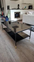 Salontafel Zwart, Huis en Inrichting, Tafels | Salontafels, Ophalen, 100 tot 150 cm, 50 tot 100 cm, Zo goed als nieuw