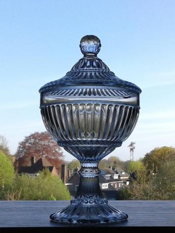 Bonbonnière Schaal met Deksel Persglas Vintage beschikbaar voor biedingen