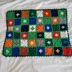 Gehakte granny square doek servet pop deken 46x60 cm, Ophalen of Verzenden, Zo goed als nieuw