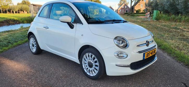 Fiat 500 1.2 Lounge 2020 Navi Cruise Carplay Pdc 1 Ste Eigen, Auto's, Fiat, Bedrijf, ABS, Airbags, Airconditioning, Android Auto