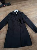 Zwarte wollen damesjas, maat 38, Kleding | Dames, Jassen | Winter, Ophalen of Verzenden, Zo goed als nieuw, Maat 38/40 (M), Zwart