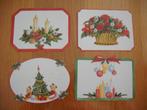 nr. 578 - set plaatjes kerst, Ophalen of Verzenden, Nieuw, Kerst, Knipvel