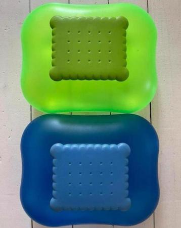 Alessi Biscuit Mary koektrommel groen blauw beschikbaar voor biedingen