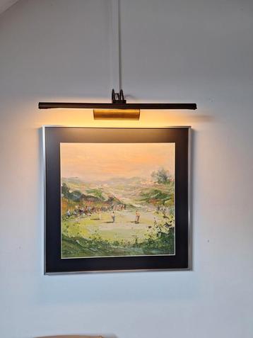 Rob de Haan - Golfsport Schilderij.  beschikbaar voor biedingen