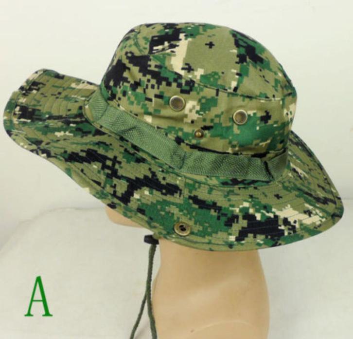 Camouflage hoed (camo leger pet tactical kamperen outdoor), Kleding | Heren, Hoeden en Petten, Nieuw, Hoed, Verzenden