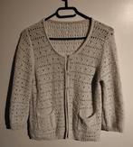 Leuk Gebreid gebroken wit vestje maat M, Kleding | Dames, Truien en Vesten, Ophalen of Verzenden, Zo goed als nieuw, Maat 38/40 (M)