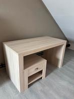 Bureau met kastje en lade, Ophalen, Zo goed als nieuw, Hout