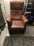 Elektrische relax fauteuil, Ophalen, Gebruikt, 50 tot 75 cm, Leer