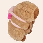 Capybara knuffel met rugzakje, Verzenden, ., Overige typen, Nieuw