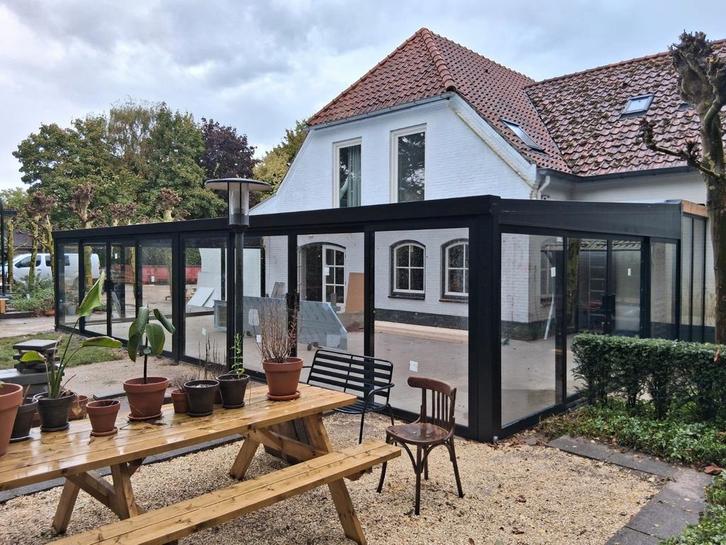 Direct leverbaar, gemonteerd, gratis inmeting advies opmaat, Tuin en Terras, Overkappingen, Nieuw, Veranda, Ophalen of Verzenden