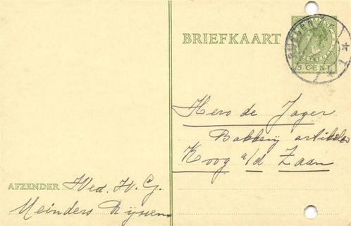 Wed. H.G. Meinders, Rijssen - 06.1935 - briefkaart, Postzegels en Munten, Brieven en Enveloppen | Nederland, Briefkaart, Ophalen of Verzenden
