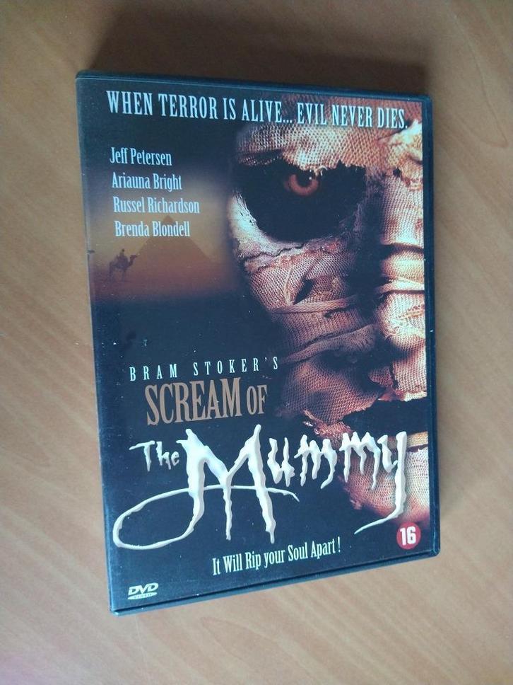 DVD Scream of the Mummy, Cd's en Dvd's, Dvd's | Horror, Zo goed als nieuw, Slasher, Vanaf 16 jaar, Ophalen of Verzenden