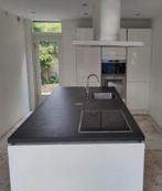 Granieten Kookeiland Werkblad - 280x119cm - Topstaat!, Ophalen, Zwart, Overige typen, Graniet of Steen