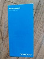 Volvo Prijslijst - Oktober 1976 - Nederlands, Volvo, Zo goed als nieuw, Volvo, Ophalen of Verzenden