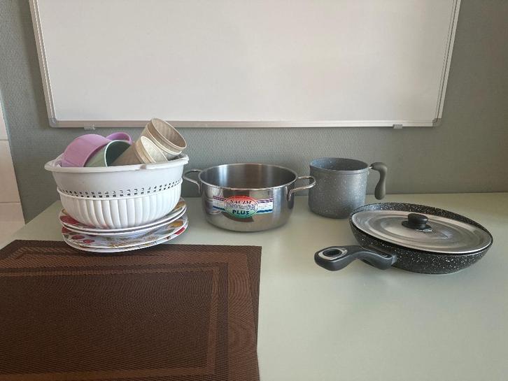 Kitchen staff, Huis en Inrichting, Keuken | Potten en Pannen, Zo goed als nieuw, Pannenset, Overige materialen, Inductieplaat