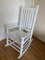 Schommelstoel, Huis en Inrichting, Stoelen, Ophalen, Gebruikt, Wit, Neo klassiek