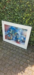 aquarel in lijst, Antiek en Kunst, Kunst | Schilderijen | Abstract, Ophalen