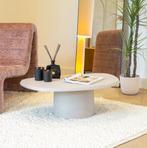 By-Boo Salontafel 'Sten' - Beige, Huis en Inrichting, Tafels | Salontafels, Overige materialen, Gebruikt, 50 tot 100 cm, 50 tot 75 cm
