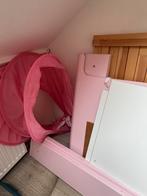 Meisjesbed (zonder matras), Kinderen en Baby's, Kinderkamer | Bedden, Ophalen, Gebruikt, 70 tot 85 cm, 140 tot 160 cm