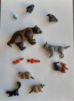 Playmobil beer, eekhoorn,das, wolf, haas, raaf, stinkdier, Ophalen of Verzenden, Zo goed als nieuw, Los playmobil