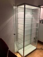 Vitrine kast, Huis en Inrichting, Ophalen, 50 tot 100 cm, Zo goed als nieuw, Glas