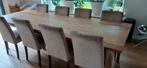 8 eetkamerstoelen, Huis en Inrichting, Ophalen, Hout, Gebruikt, Bruin